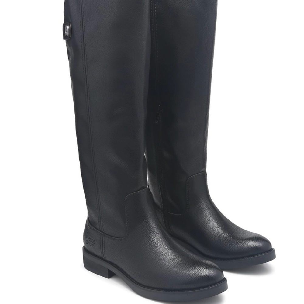 FRYE AND CO. Women's Kellie Button Tall Knee High Black  Boot Sz 7 - Picture 2 of 15